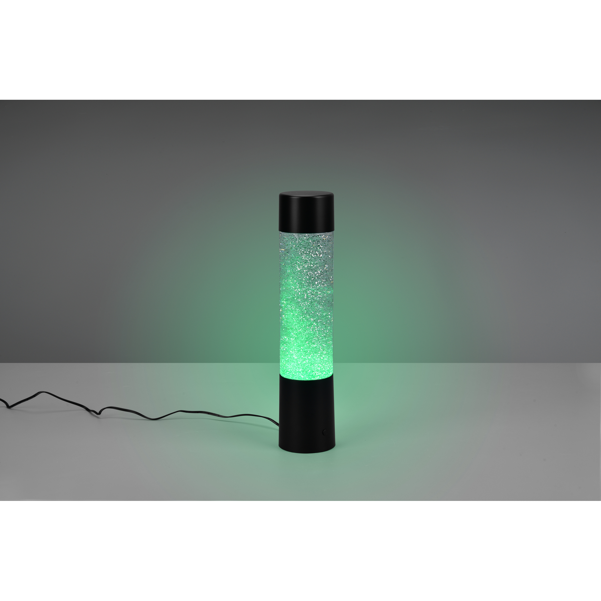 Tischleuchte 'Glitter' mattschwarz Ø 7,5 x 34 cm