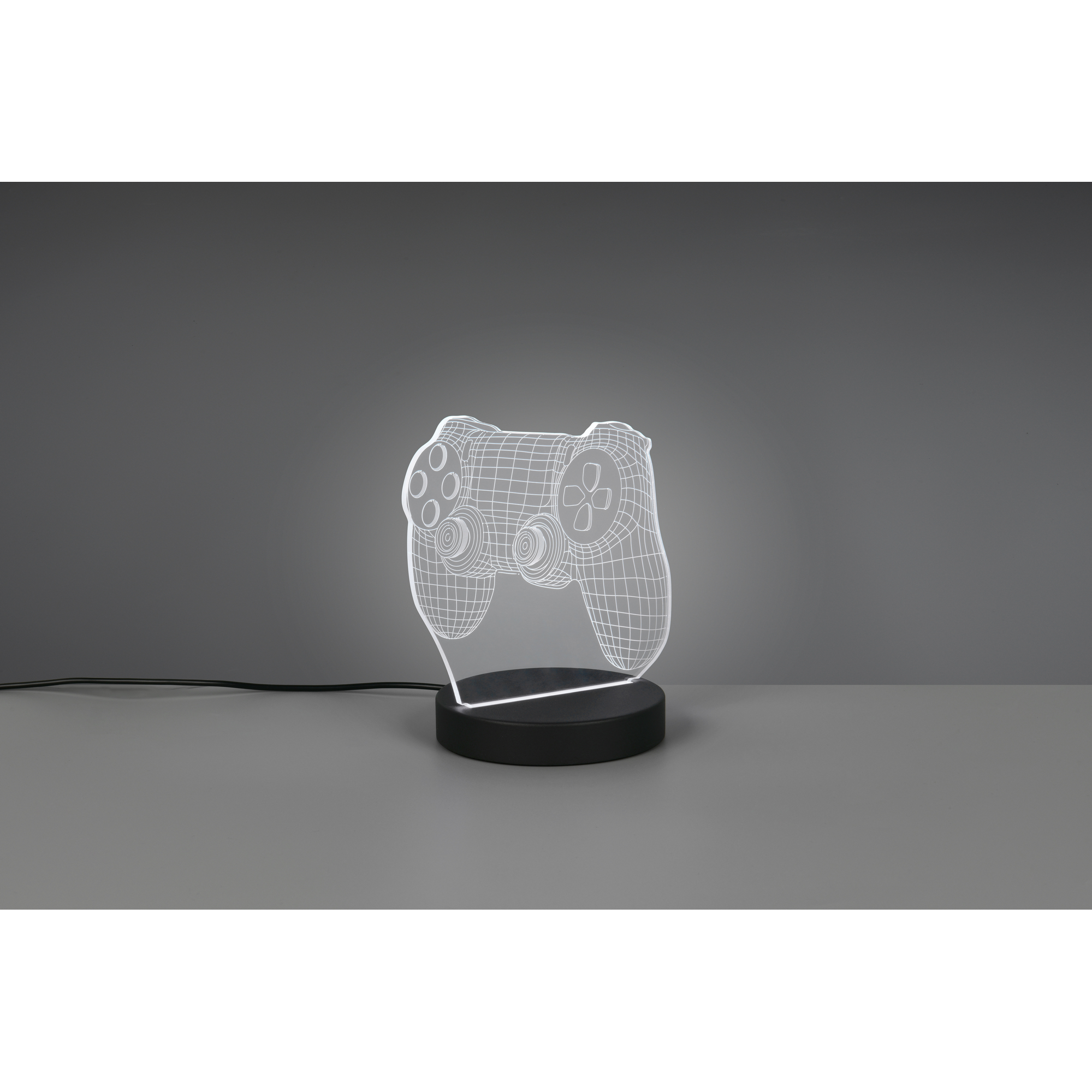 Tischleuchte 'Joy' schwarz 16 x 17 x 12 cm