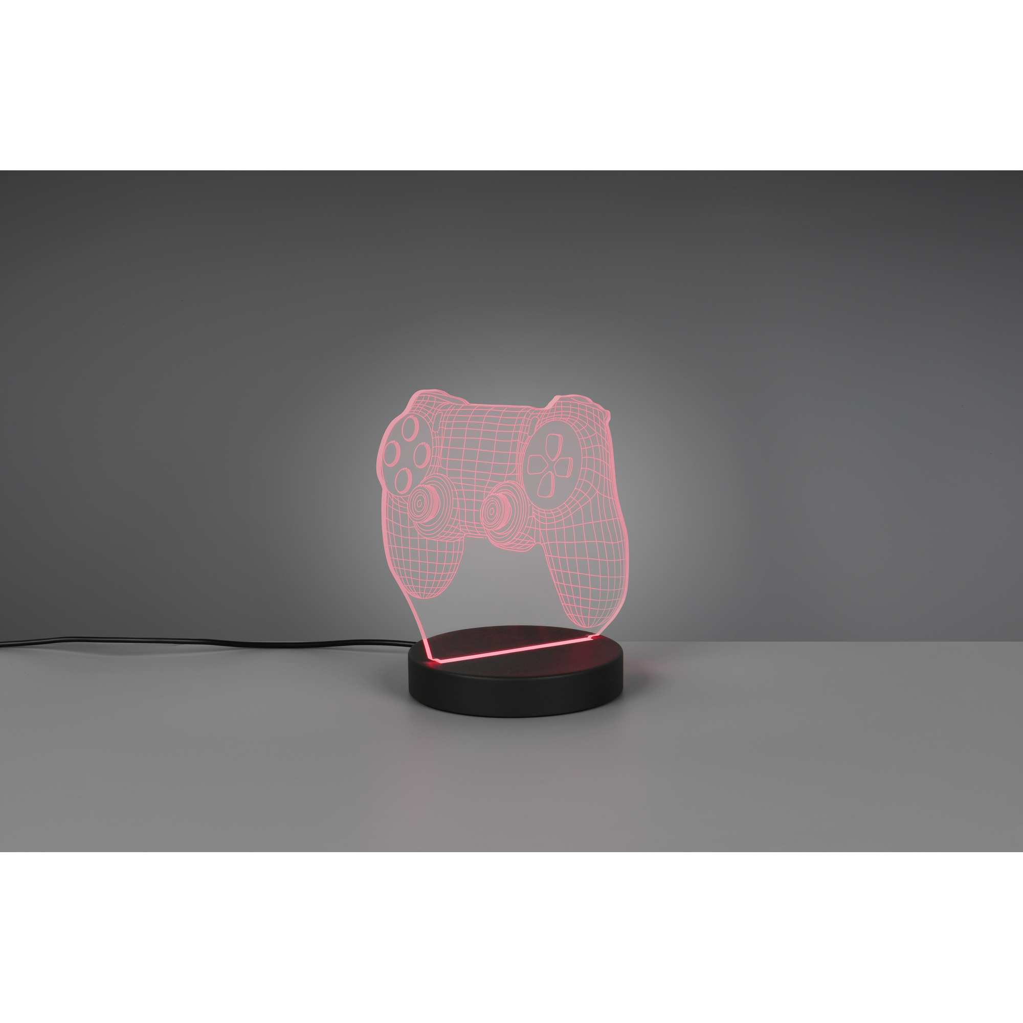 Tischleuchte 'Joy' schwarz 16 x 17 x 12 cm