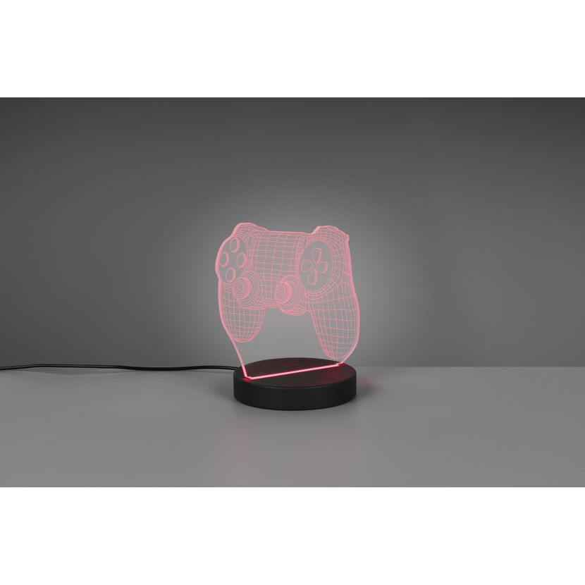 Tischleuchte 'Joy' schwarz 16 x 17 x 12 cm