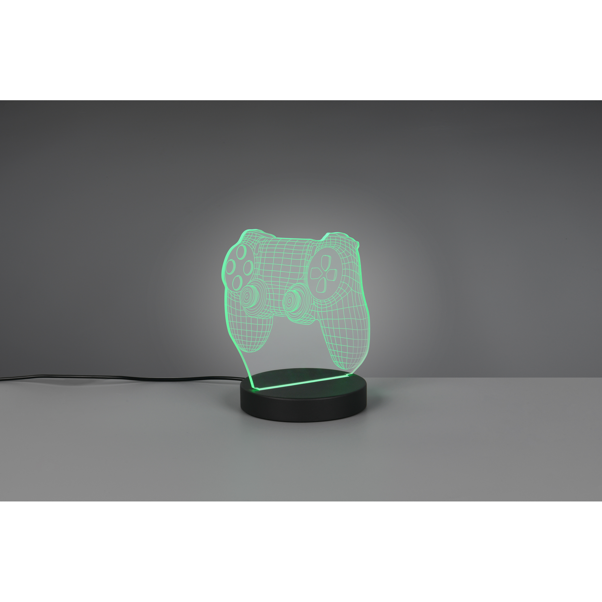 Tischleuchte 'Joy' schwarz 16 x 17 x 12 cm