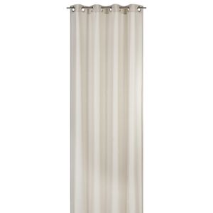 Vorhang 'Lino' Ösenschal beige 255 x 140 cm