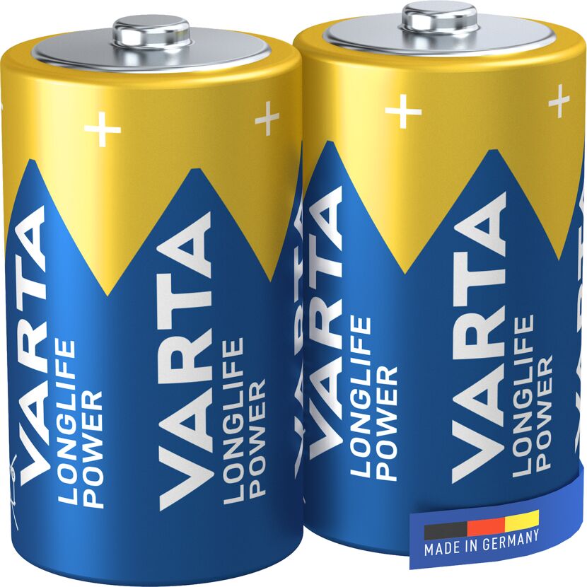 Batterien 'Longlife Power' D 2 Stück