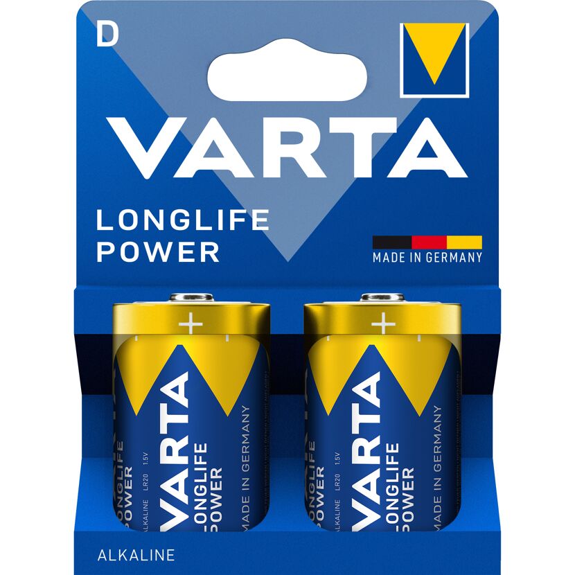 Batterien 'Longlife Power' D 2 Stück