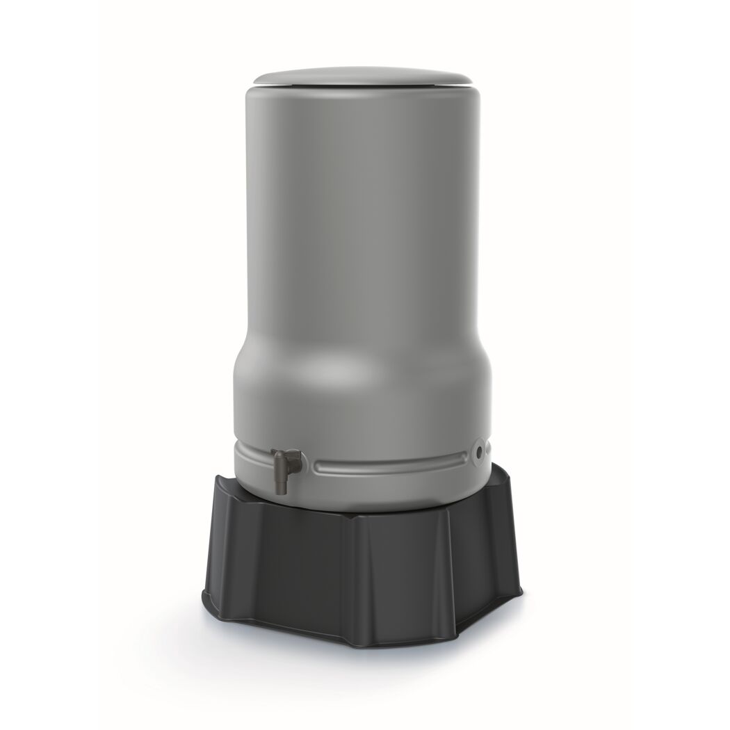 Regentonne 'Aquabell' grau 110 l