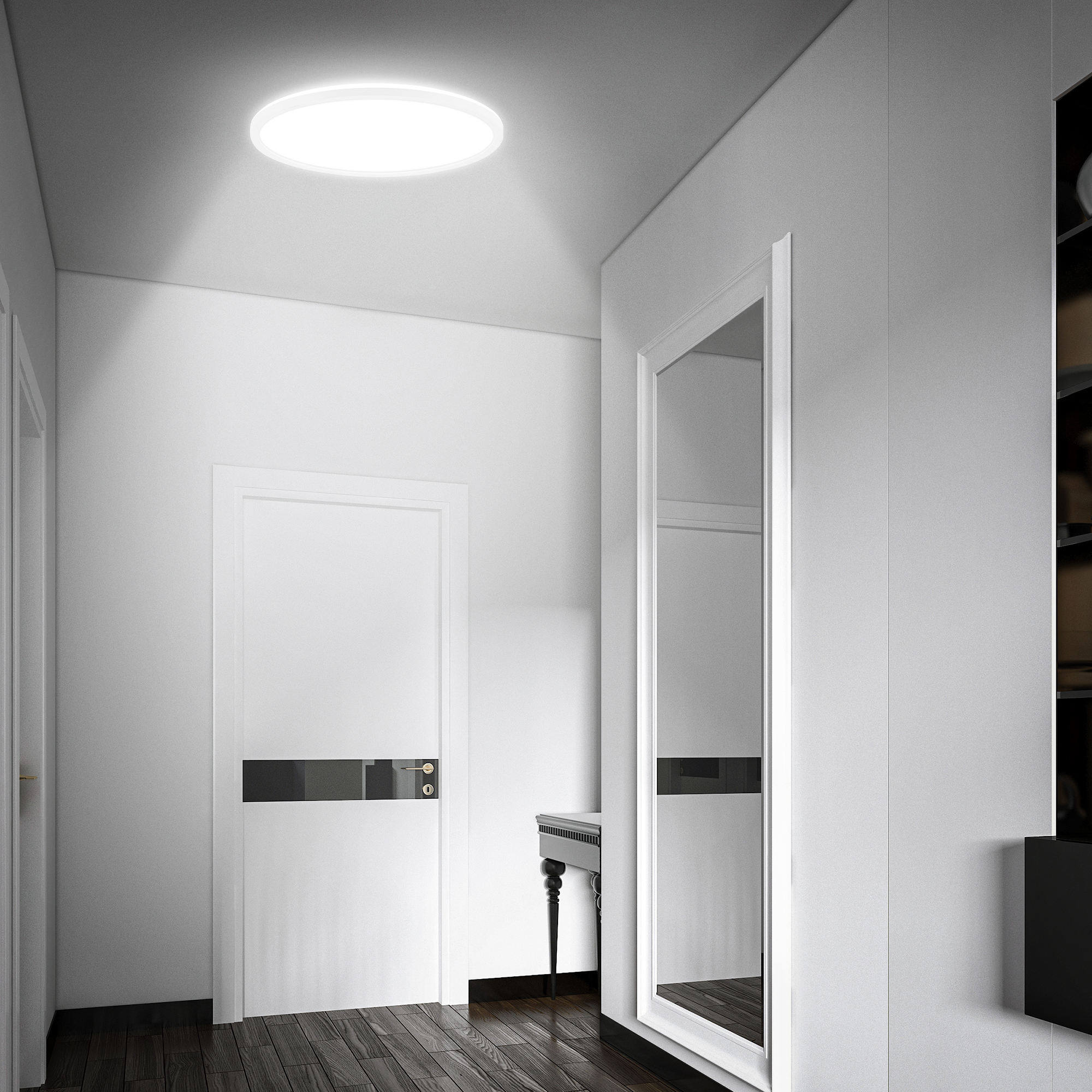 LED-Deckenleuchte 'Move' Ø 42 cm weiß 3000 lm