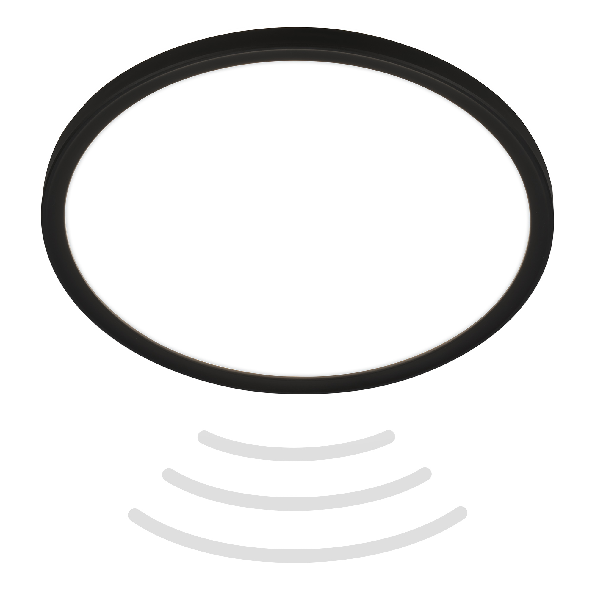 LED-Deckenleuchte 'Move' Ø 29 cm schwarz 2400 lm