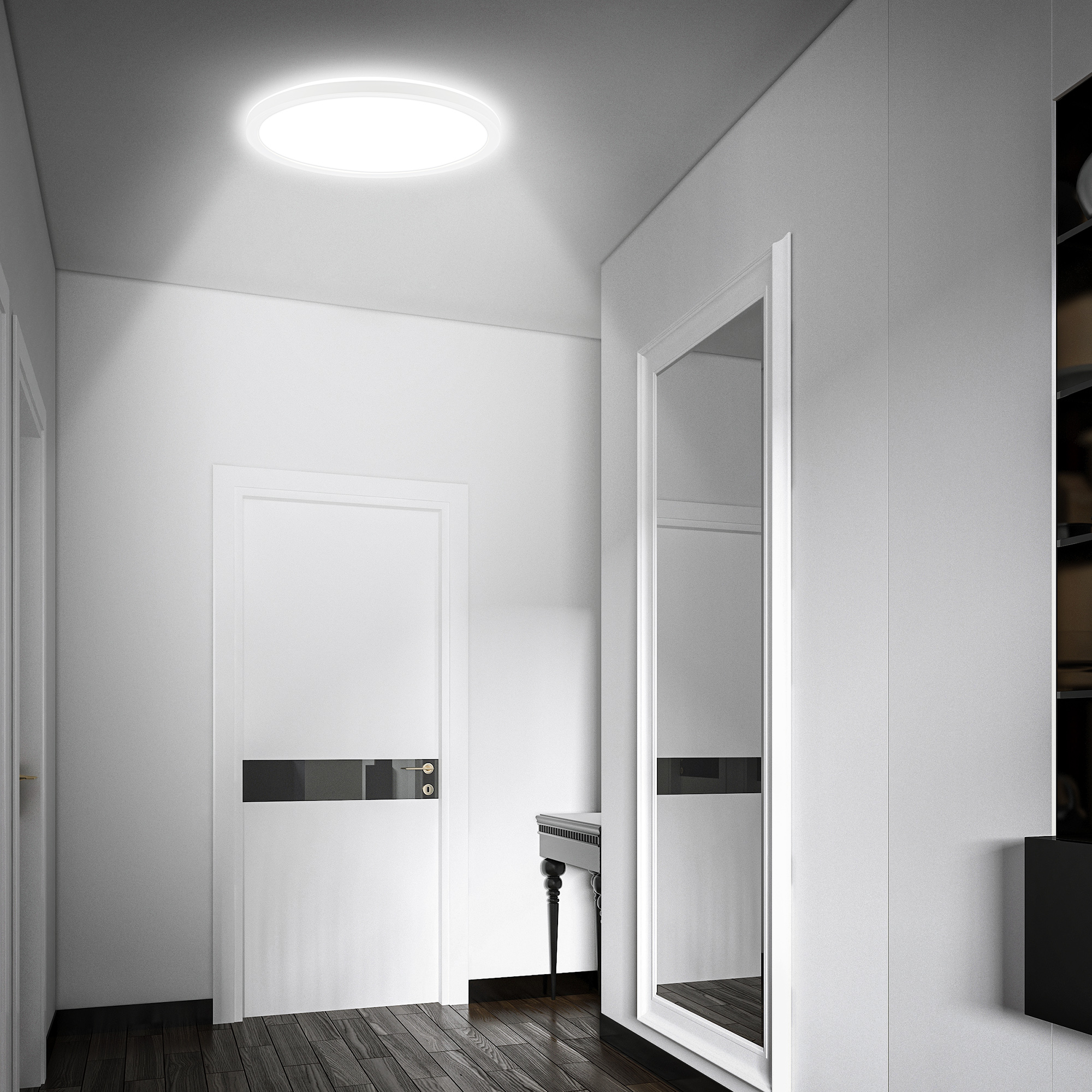 LED-Deckenleuchte 'Move' Ø 29 cm weiß 2400 lm