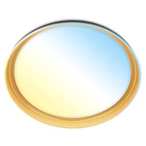 Deckenleuchte 'Gima' schwarz/goldfarben Ø 51 cm