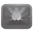Regentonnen-Deckel eckig 300 l graphite grey 80 x 66 cm