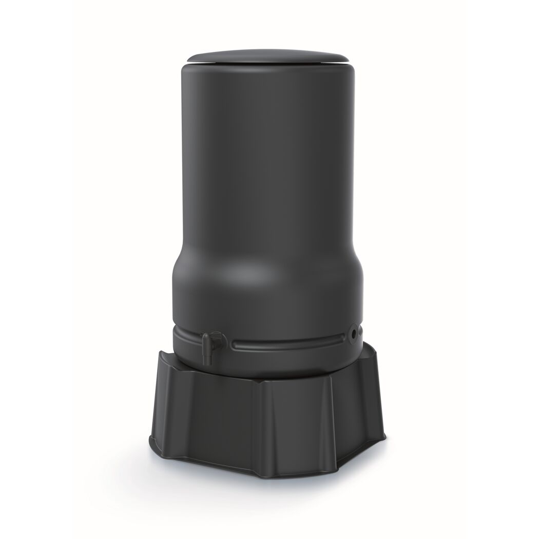 Regentonne 'Aquabell' anthrazit 110 l