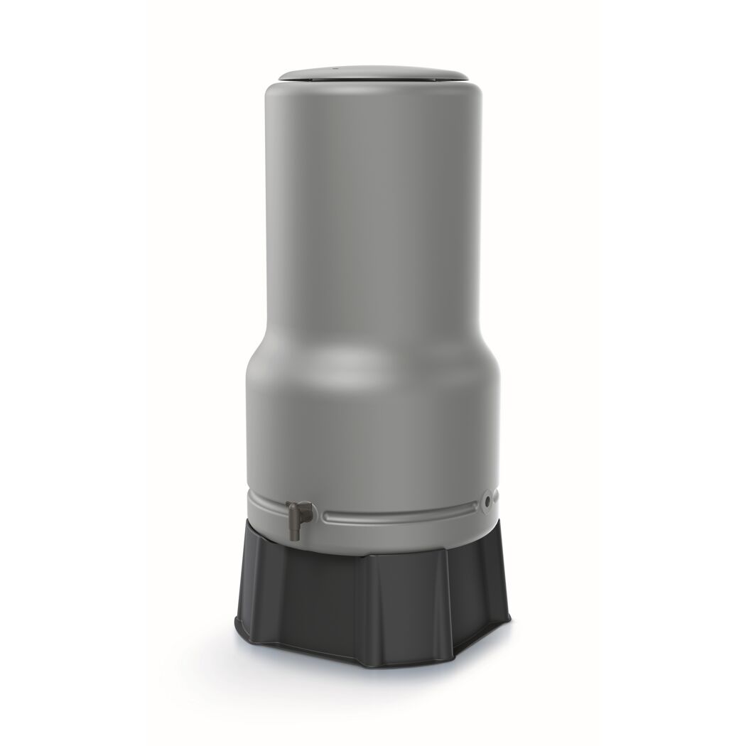 Regentonne 'Aquabell' grau 200 l