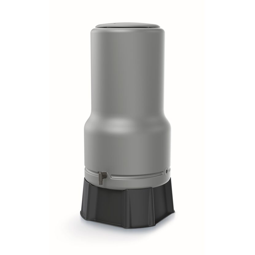 Regentonne 'Aquabell' grau 200 l