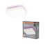 LED-Deckenleuchte 'Orbis Square' schwarz Ø 35 cm