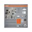 LED-Deckenleuchte 'Orbis Square' schwarz Ø 35 cm
