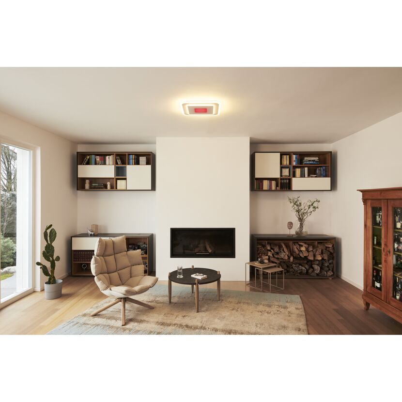 LED-Deckenleuchte 'Orbis Saddie' 55 x 55 cm 32 W 2850 lm