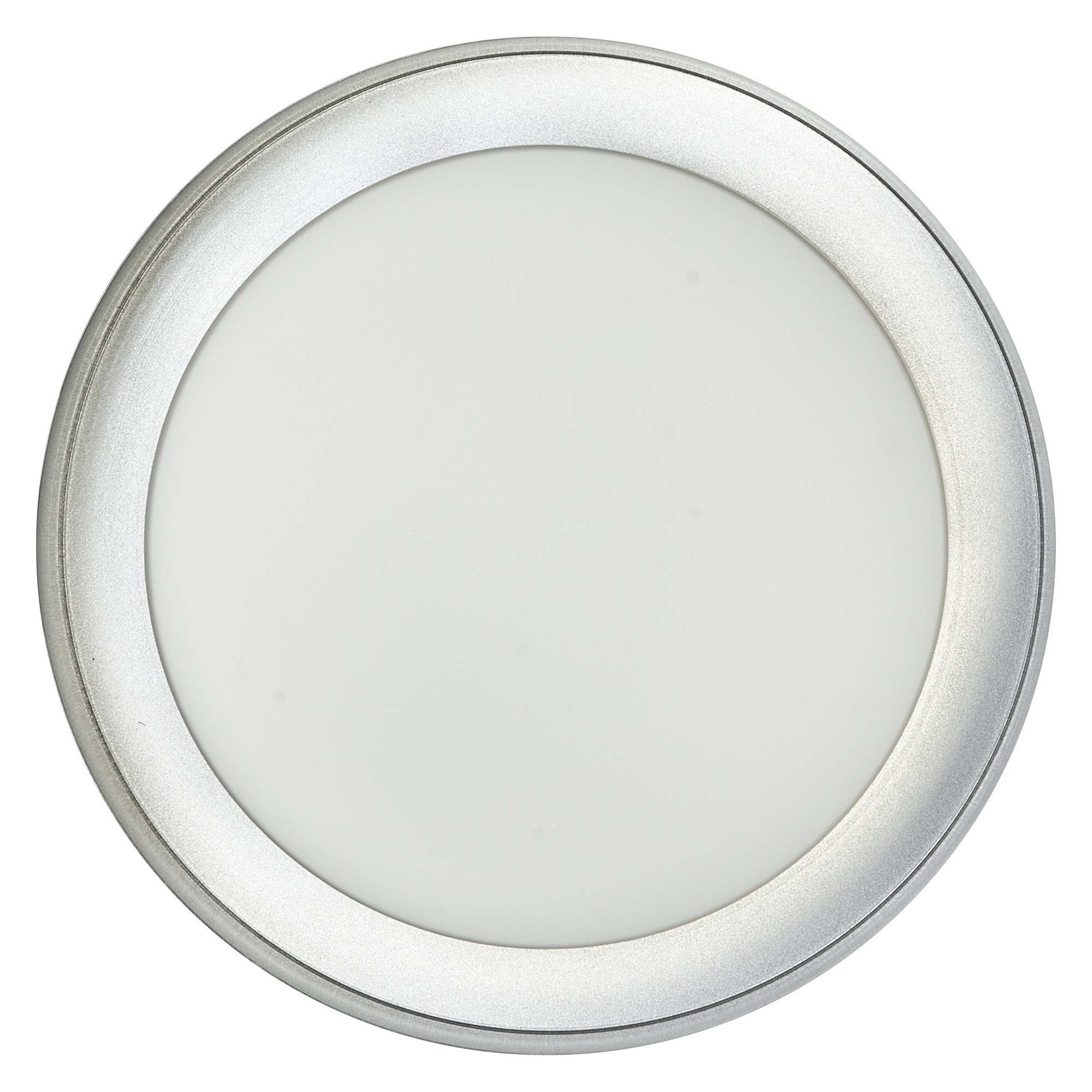 LED-Deckenleuchte 'Orbis Madrid' nickelfarben Ø 29 cm