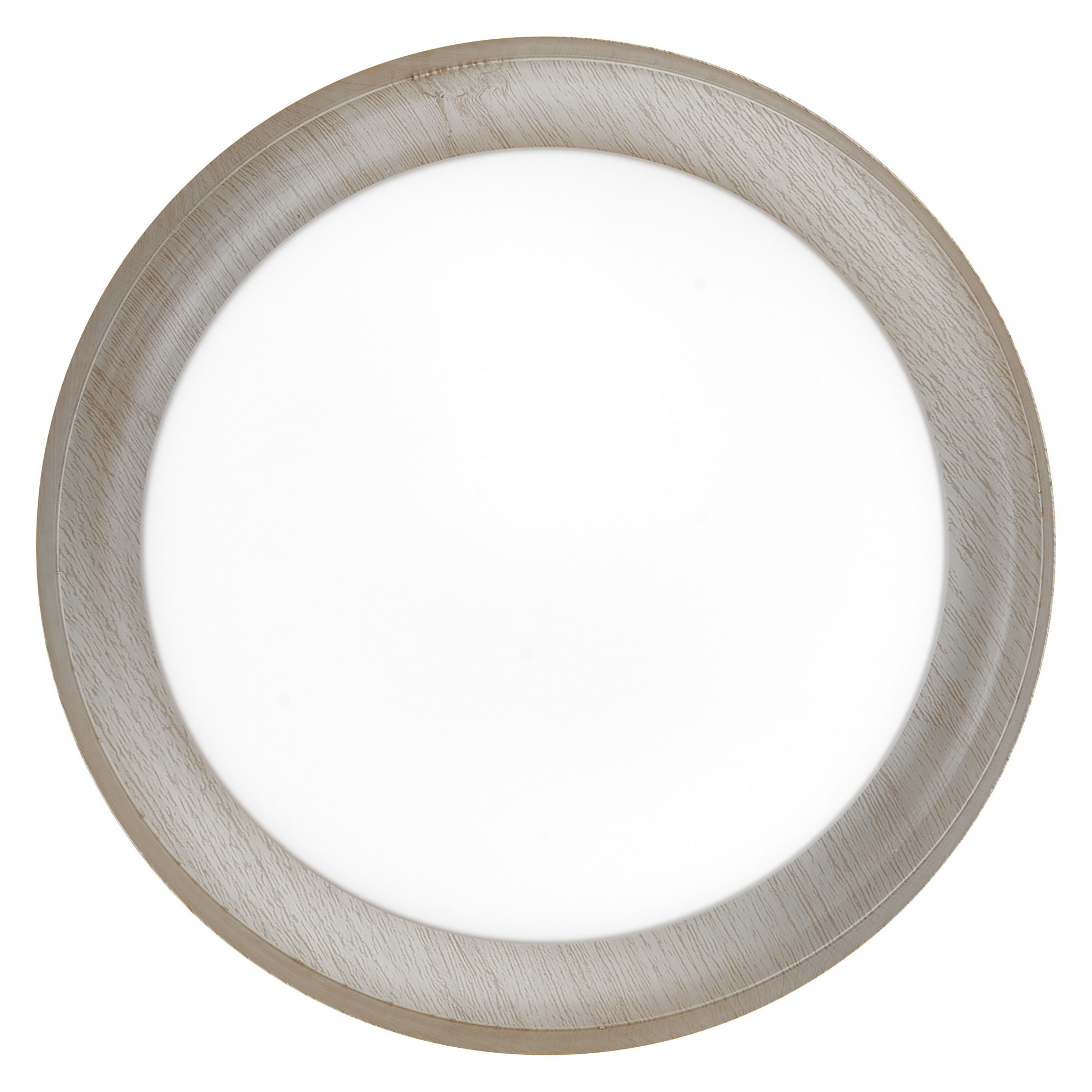 LED-Deckenleuchte 'Orbis Madrid' holzfarben Ø 29 cm