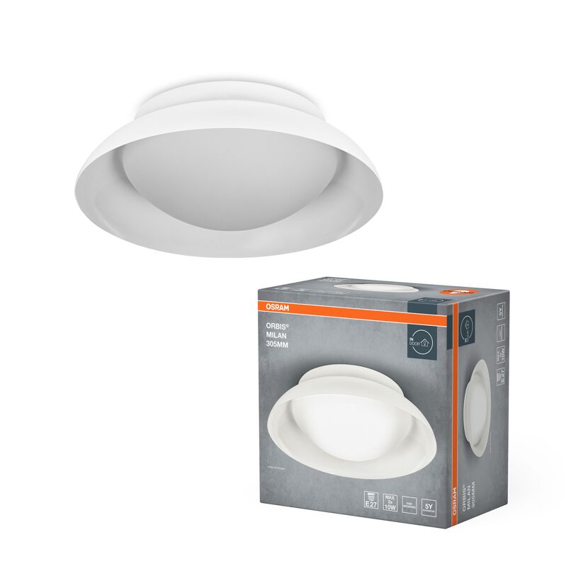 LED-Deckenleuchte 'Orbis Milan' weiß Ø 30 cm