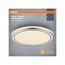 LED-Deckenleuchte 'Orbis Helman' silber Ø 30cm 16 W 1100 lm