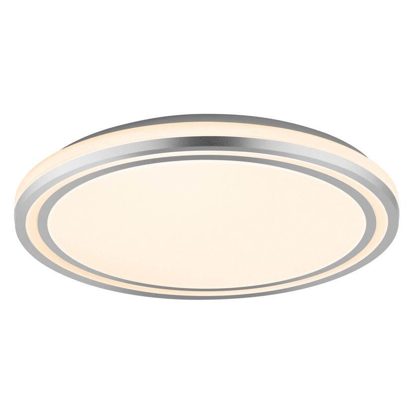 LED-Deckenleuchte 'Orbis Helman' Ø 39 cm 24 W weiß/silber