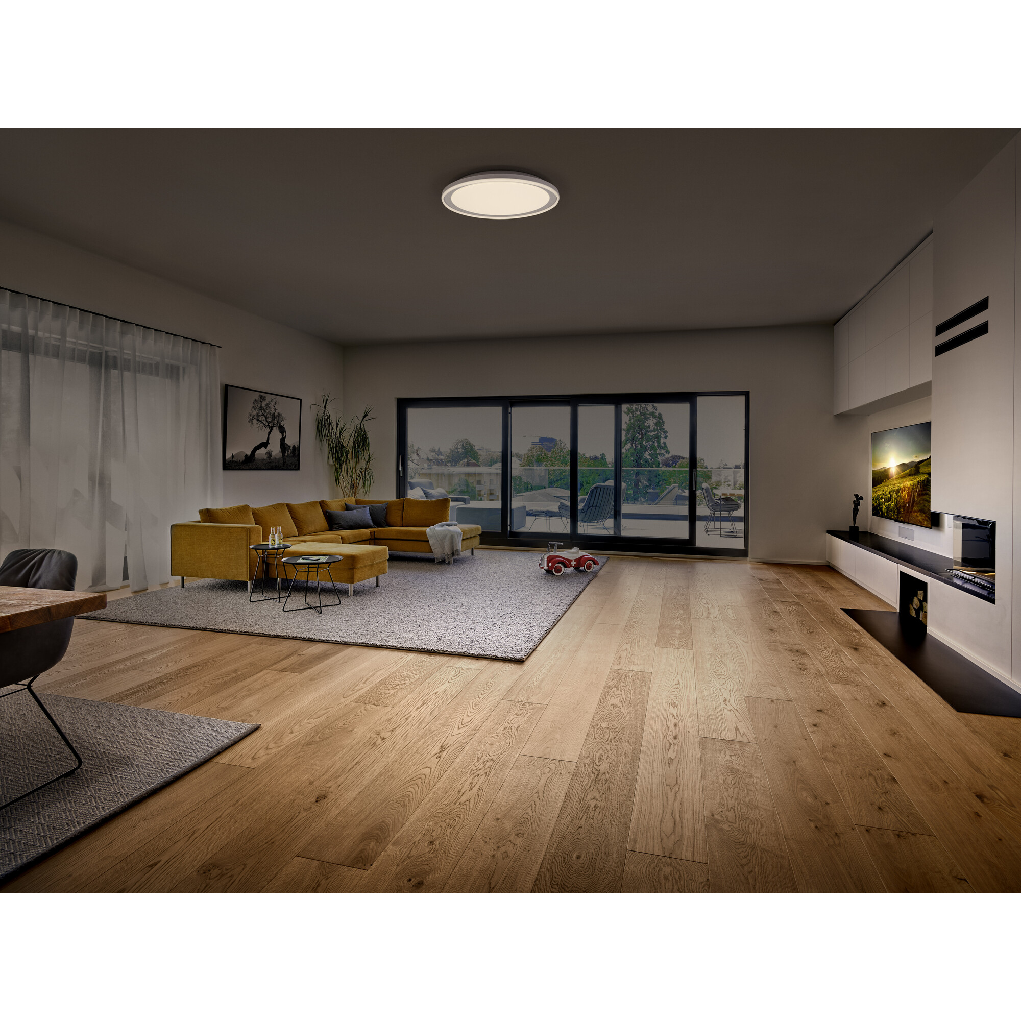 LED-Deckenleuchte 'Orbis Pederson' 550 mm 36 W weiß