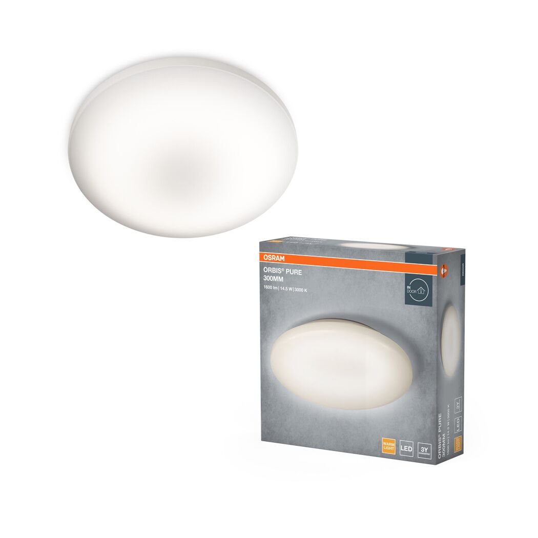 LED-Deckenleuchte 'Orbis Pure' 14,5 W 1100 lm warmweiß Ø 30 x 8 cm