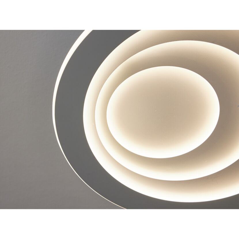 LED-Deckenleuchte 'Spiral' weiß Ø 50 cm 32 W 1900 lm