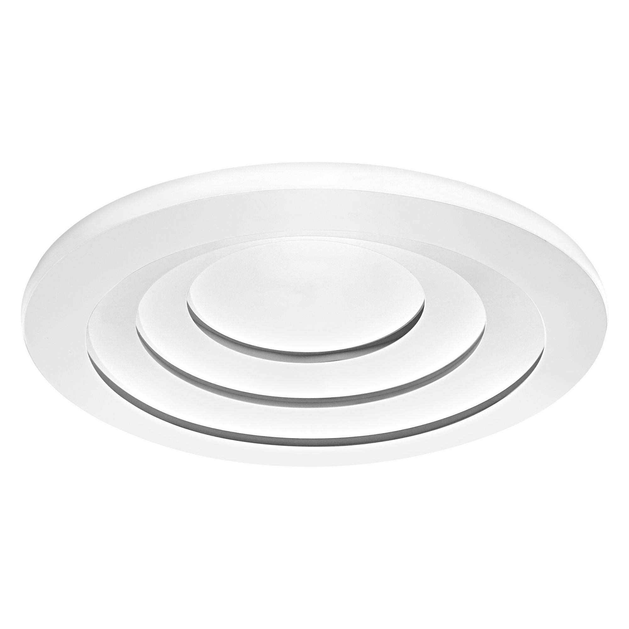 LED-Deckenleuchte 'Spiral' weiß Ø 50 cm 32 W 1900 lm