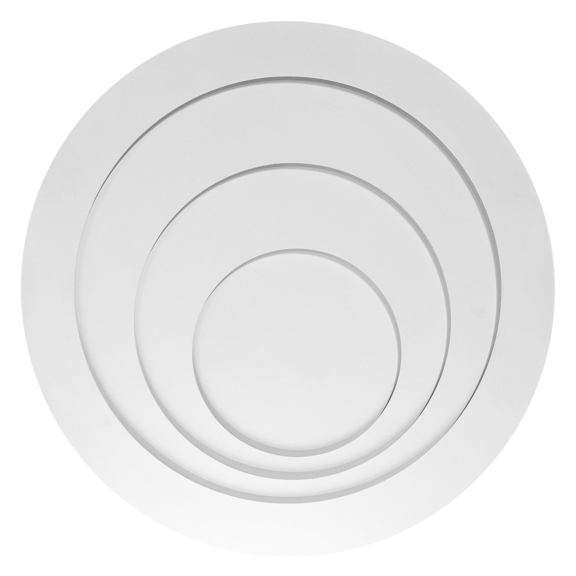 LED-Deckenleuchte 'Spiral' weiß Ø 50 cm 32 W 1900 lm