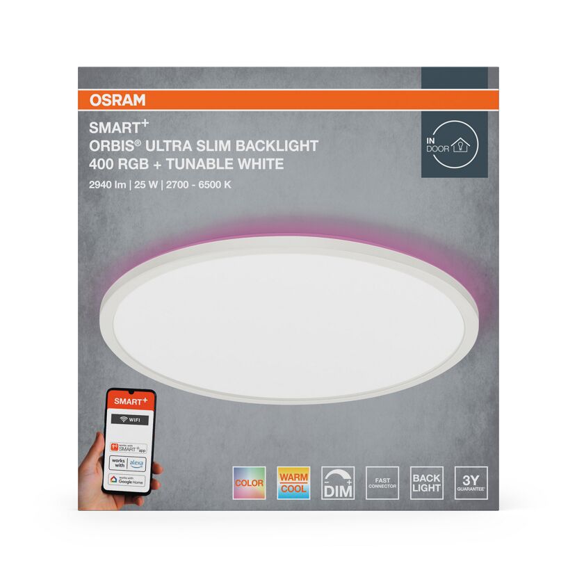 Deckenleuchte 'Smart+ Orbis' Ø 40 cm 25 W 2940 lm 2700-6500K