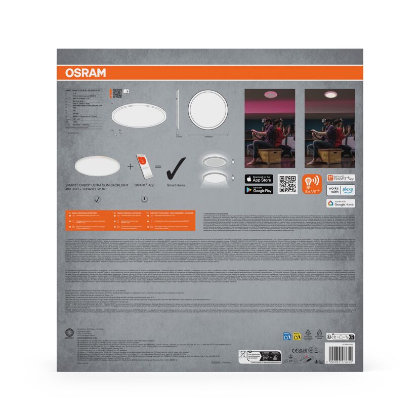 Deckenleuchte 'Smart+ Orbis' Ø 40 cm 25 W 2940 lm 2700-6500K