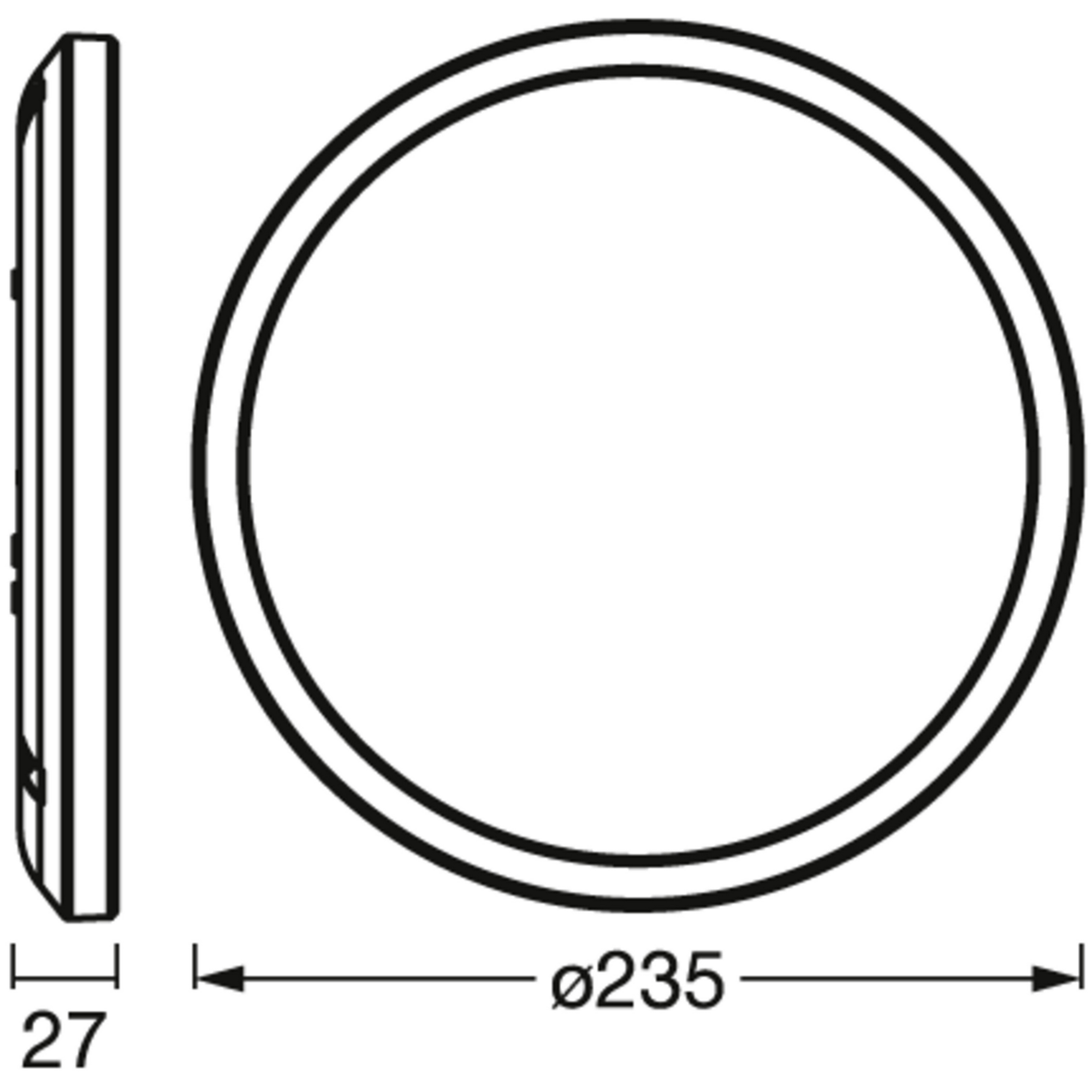 Deckenleuchte 'Smart+ Orbis' Ø 23,5 cm 19 W 1790 lm 2700-6500K