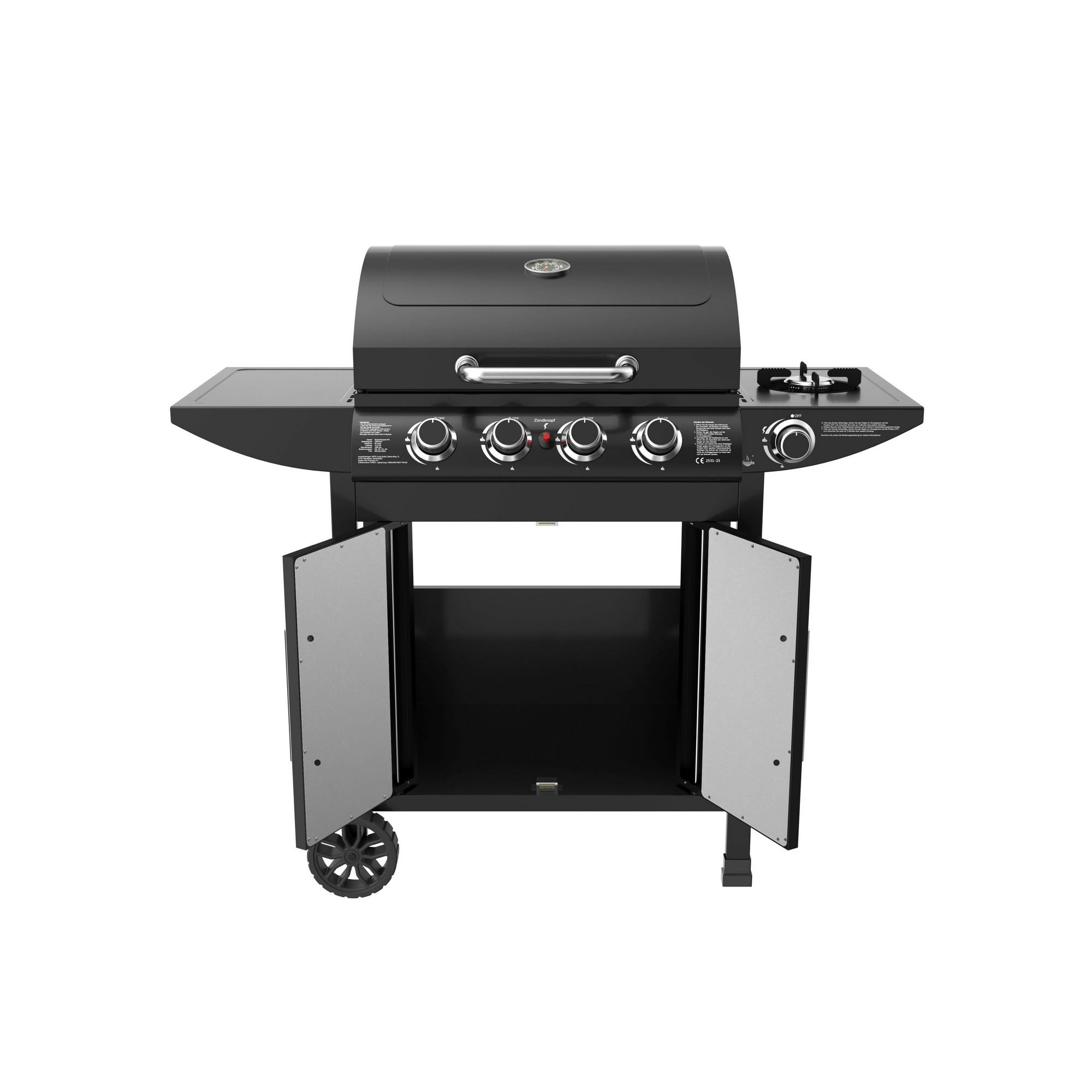 Gasgrill 'San Francisco' 4+1 Brenner 122 x 104,5 x 57 cm