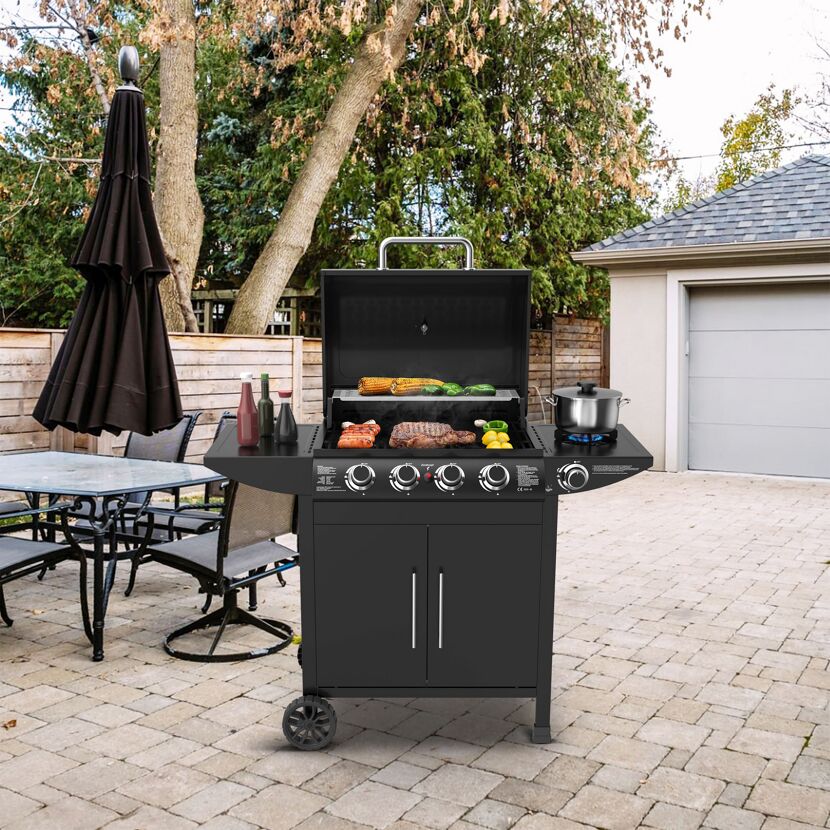 Gasgrill 'San Francisco' 4+1 Brenner 122 x 104,5 x 57 cm