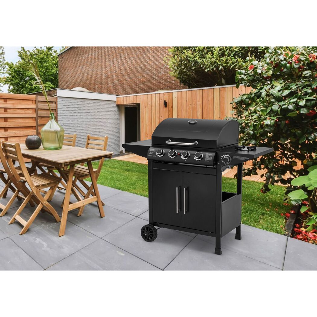 Gasgrill 'San Francisco' 4+1 Brenner 122 x 104,5 x 57 cm