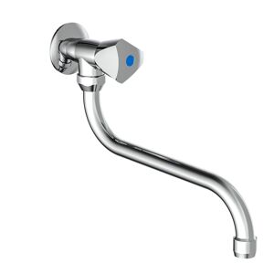 Wand-Schwenkventil Kaltwasser verchromt