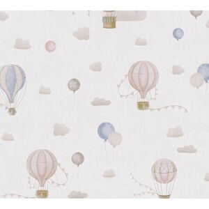 Vliestapete 'Lilly & Luis' Ballons beige 0,53 x 10,05 m