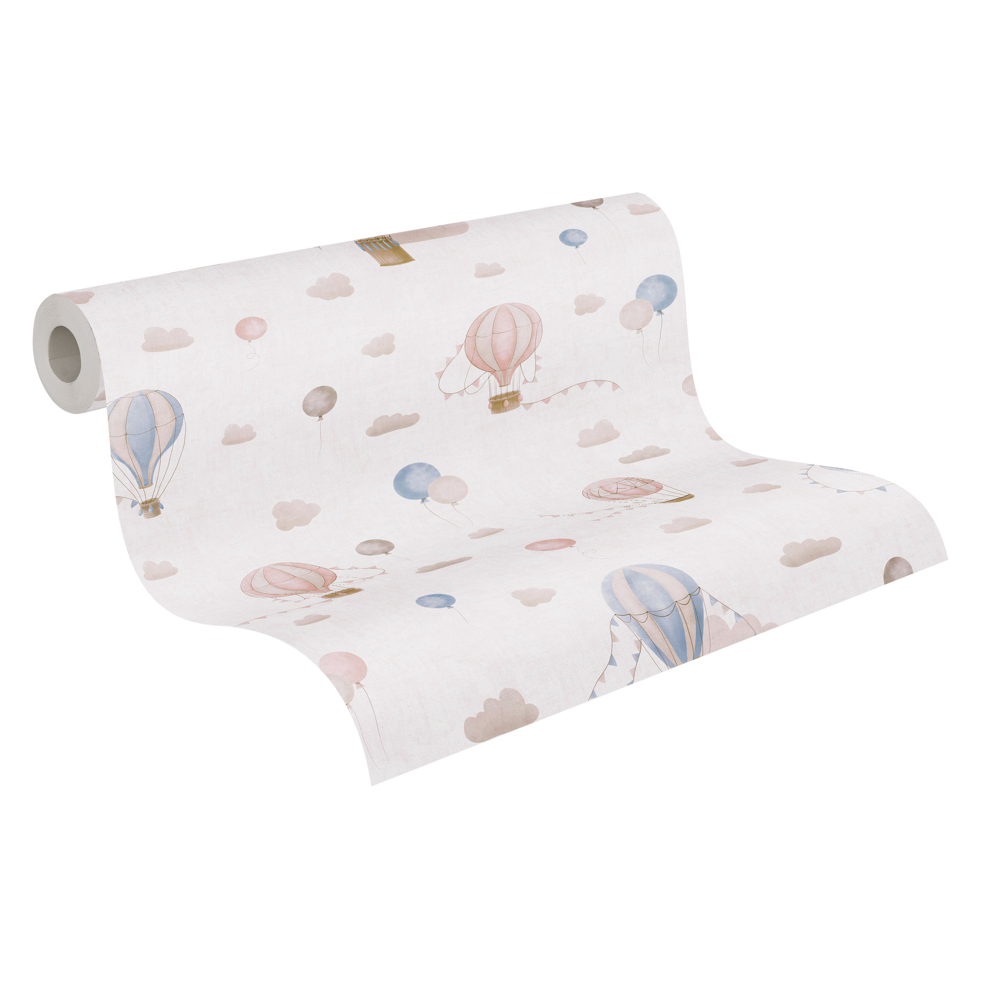 Vliestapete 'Lilly & Luis' Ballons beige 0,53 x 10,05 m