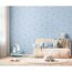 Vliestapete 'Lilly & Luis' Delfin blau 0,53 x 10,05 m