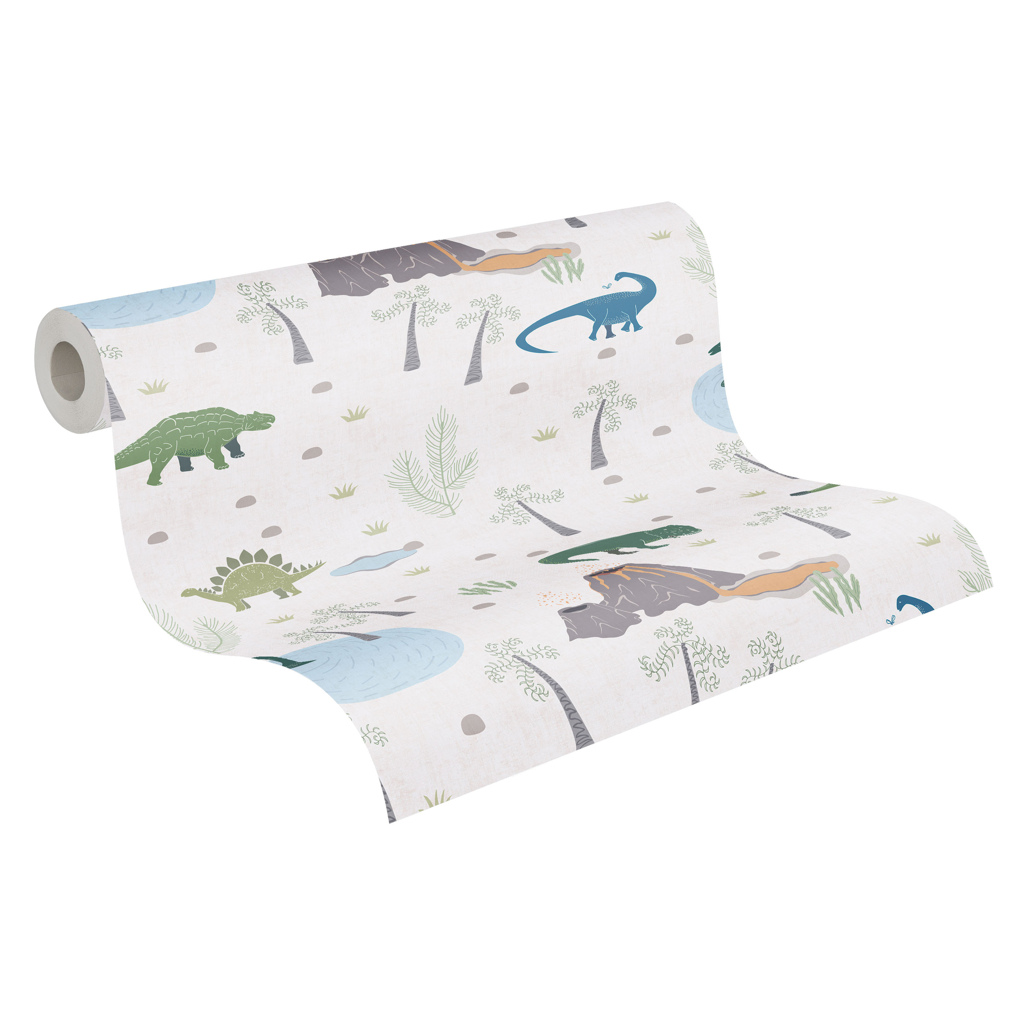 Vliestapete 'Lilly & Luis' Dinos beige 0,53 x 10,05 m