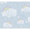 Vliestapete 'Lilly & Luis' Regenbogen blau 0,53 x 10,05 m