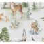 Vliestapete 'Lilly & Luis' Waldtiere creme 0,53 x 10,05 m