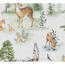 Vliestapete 'Lilly & Luis' Waldtiere creme 0,53 x 10,05 m