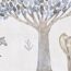 Vliestapete 'Lilly & Luis' Tiere beige 0,53 x 10,05 m