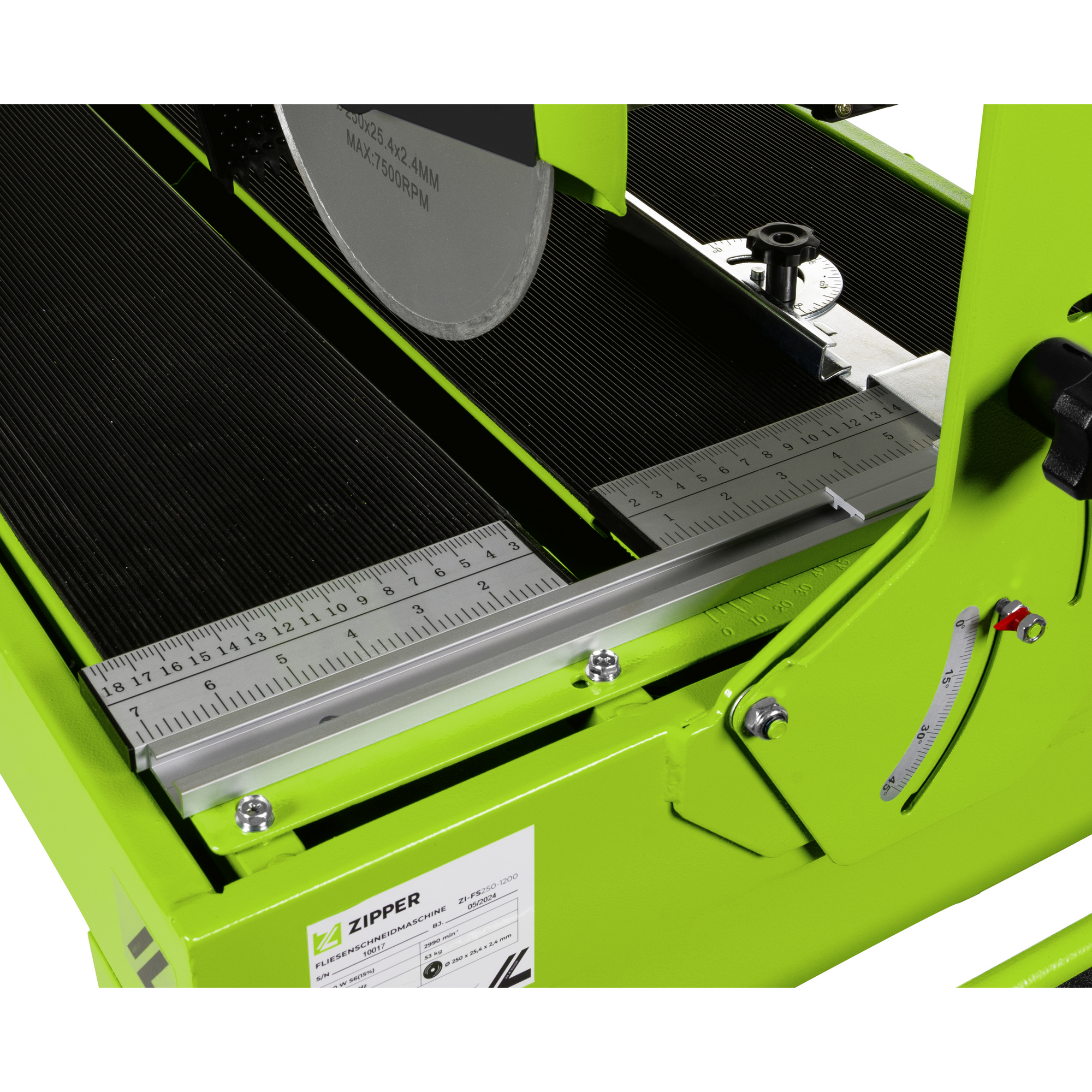 Fliesenschneidmaschine 'ZI-FS250-1200' 500 W