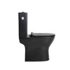 Stand-WC-Set spülrandlos 'Paros' inklusive WC-Sitz schwarz