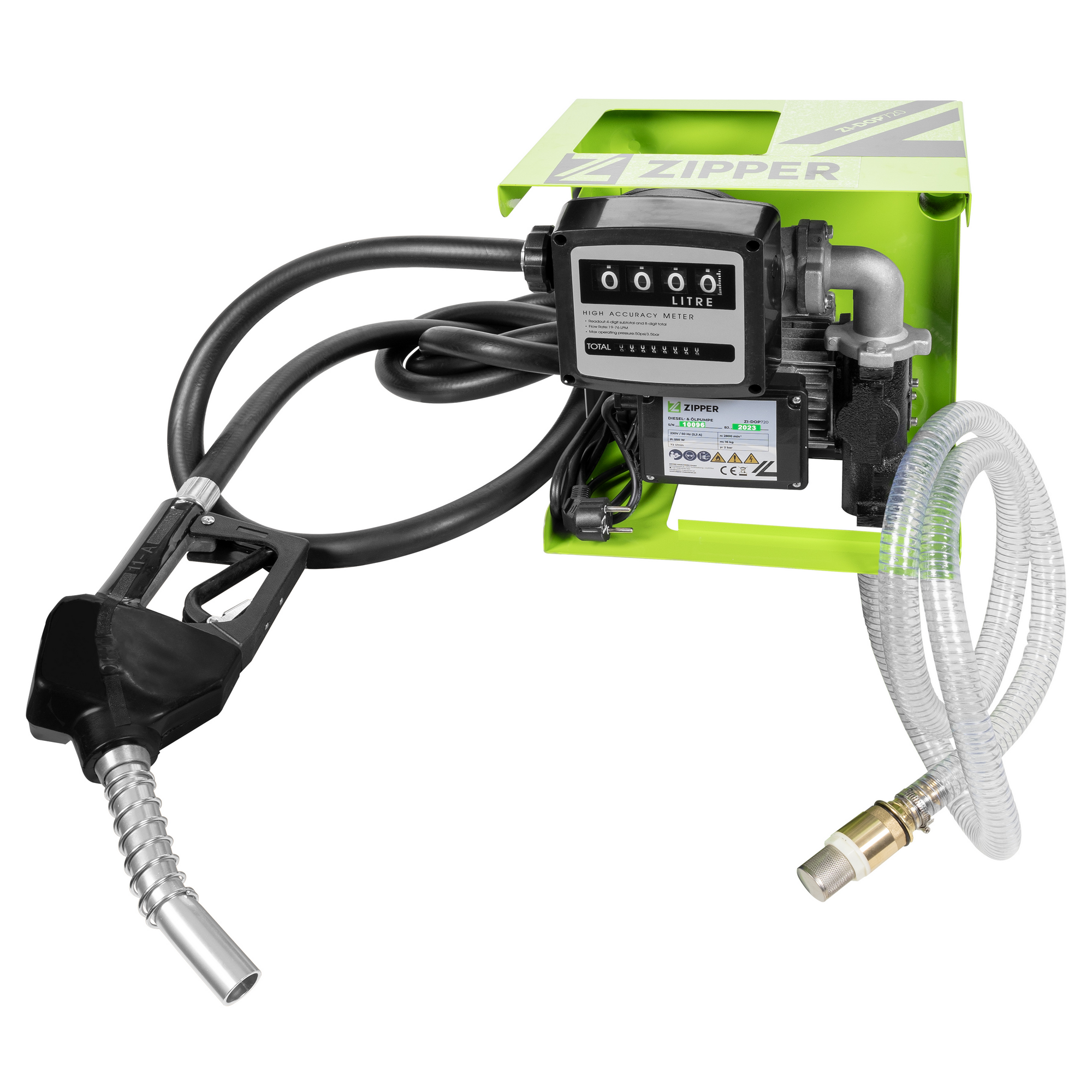 Diesel- und Ölpumpe 'ZI-DOP720' 550 W