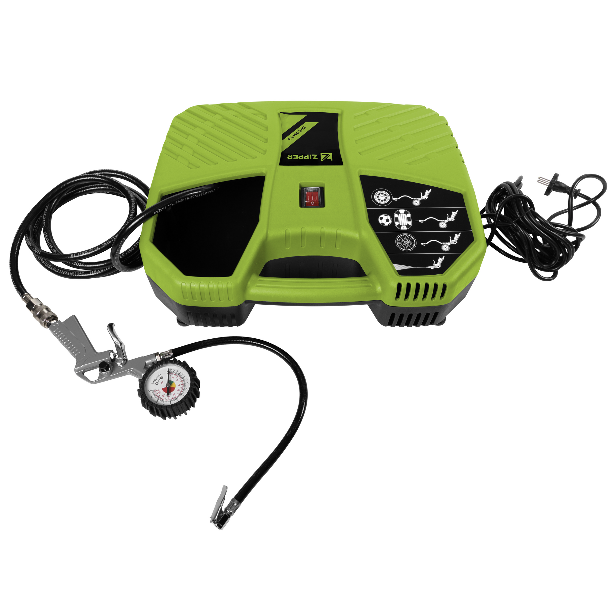 Kofferkompressor 'ZI-COM2-8' 8 bar 180 l/min
