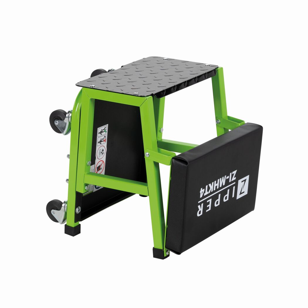 Mobiler Montagehocker 'ZI-MHKT4' grün/schwarz